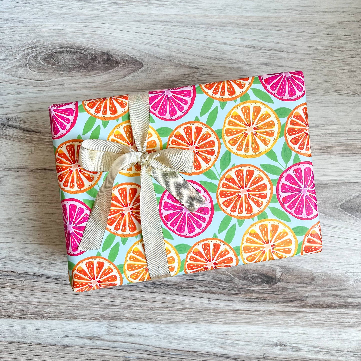 Bright Oranges Gift Wrapping Paper