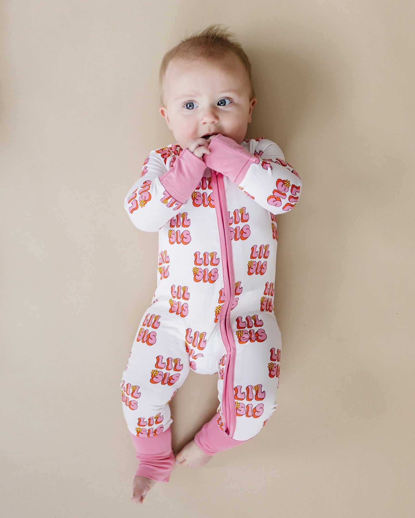 Bamboo Zip Romper | Lil Sis