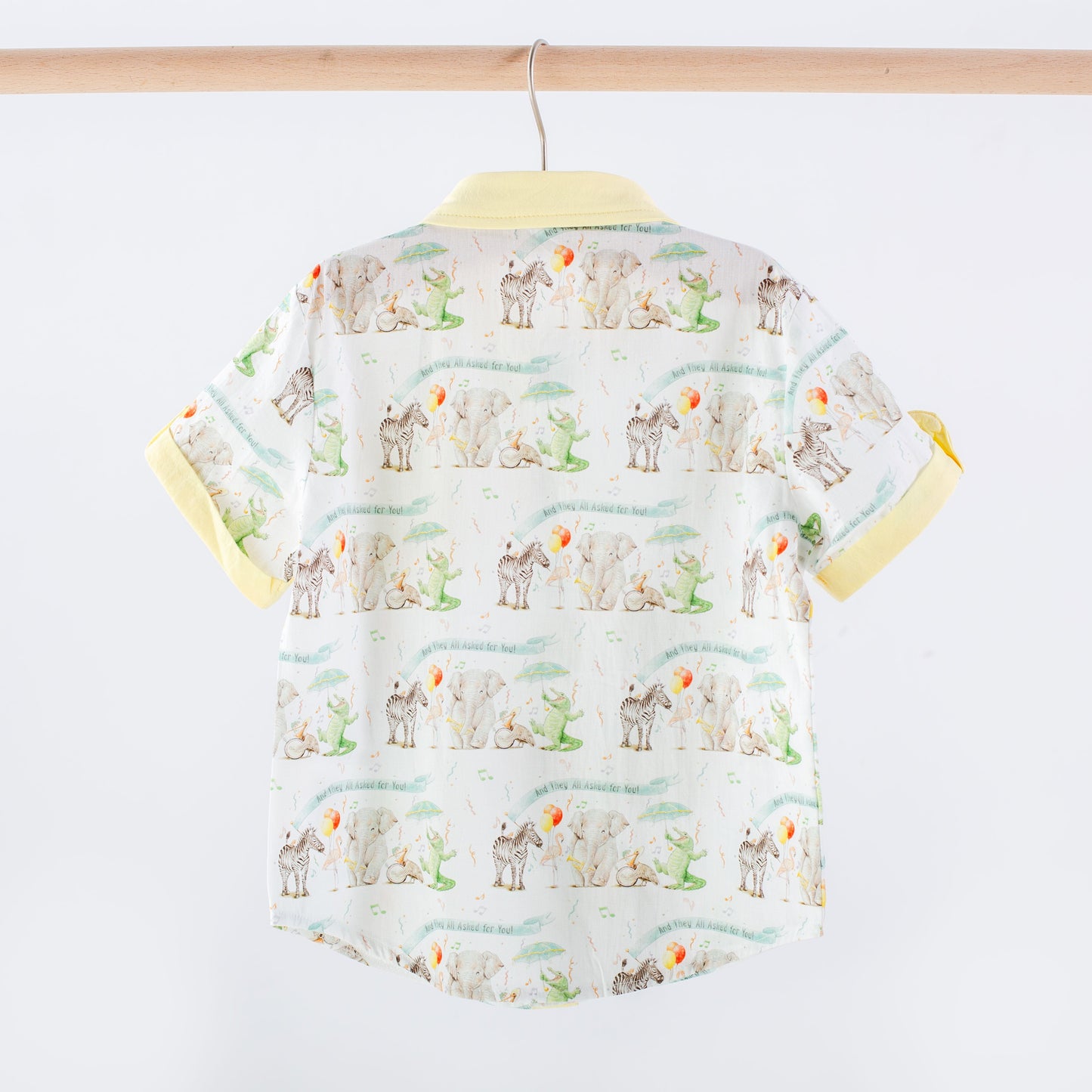 And They All Asked for You Kids Short Sleeve Collared Shirt