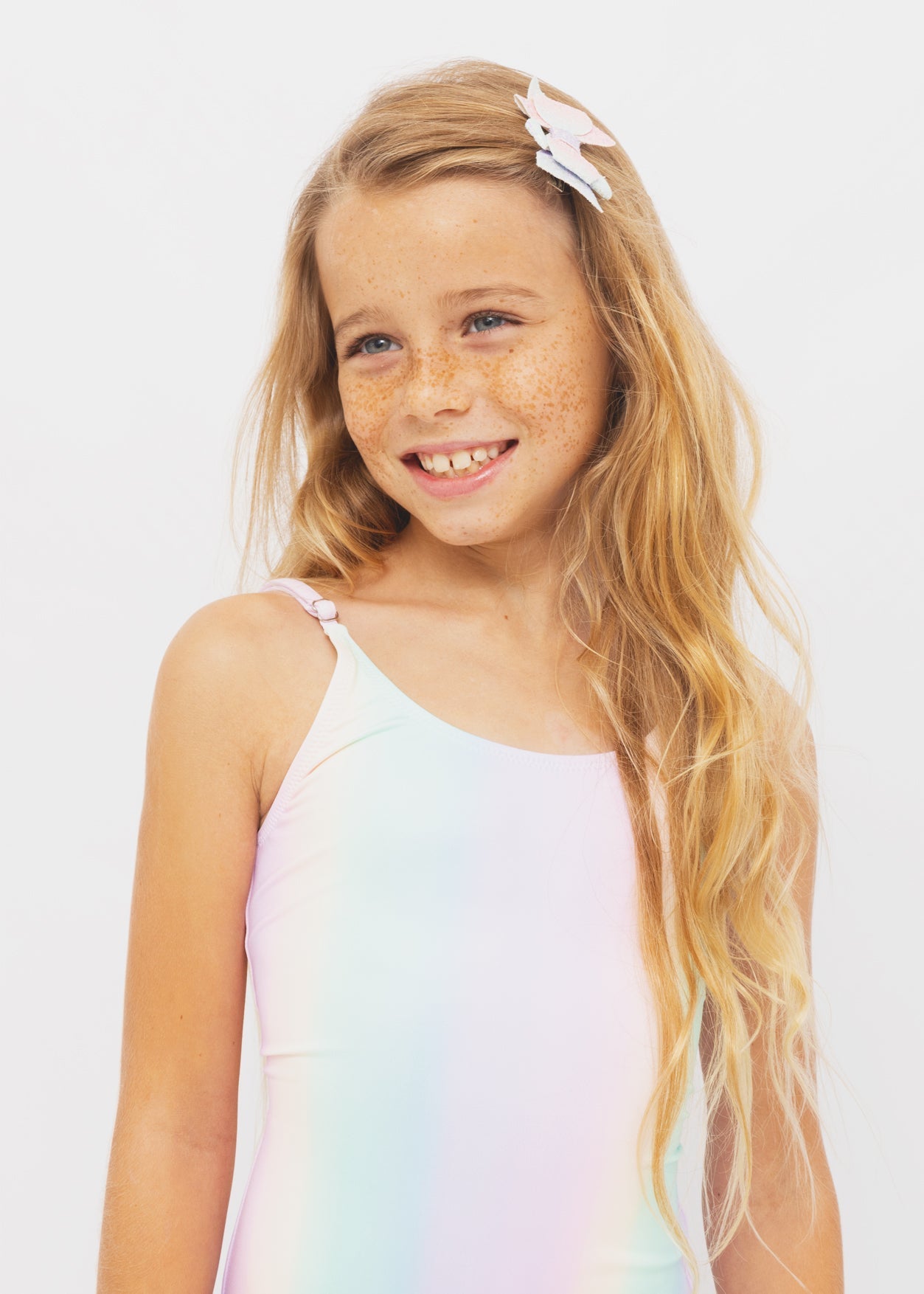 Rainbow Adjustable Straps Swimsuit