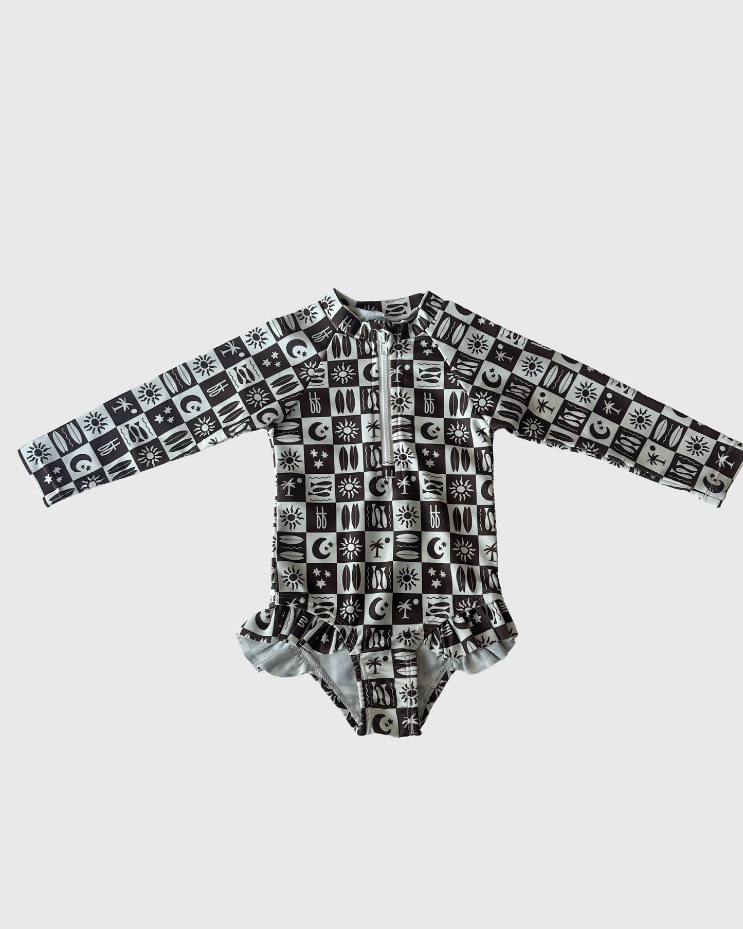 Girl's Long Sleeve Swimsuit | Summer Check
