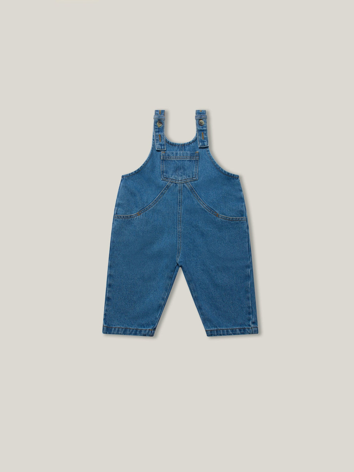 The Oversized Denim Dungaree Baby