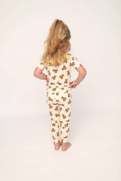 Teddy Bear 2 Piece Bamboo Pajama Set