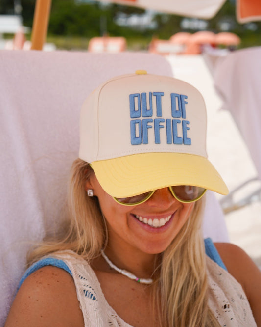 Out of Office - Butter Yellow Trucker Hat
