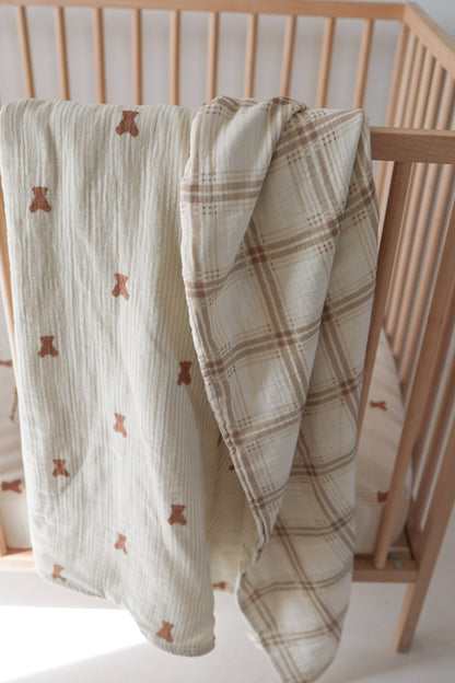 Muslin Quilt | Teddy & Ellis Plaid
