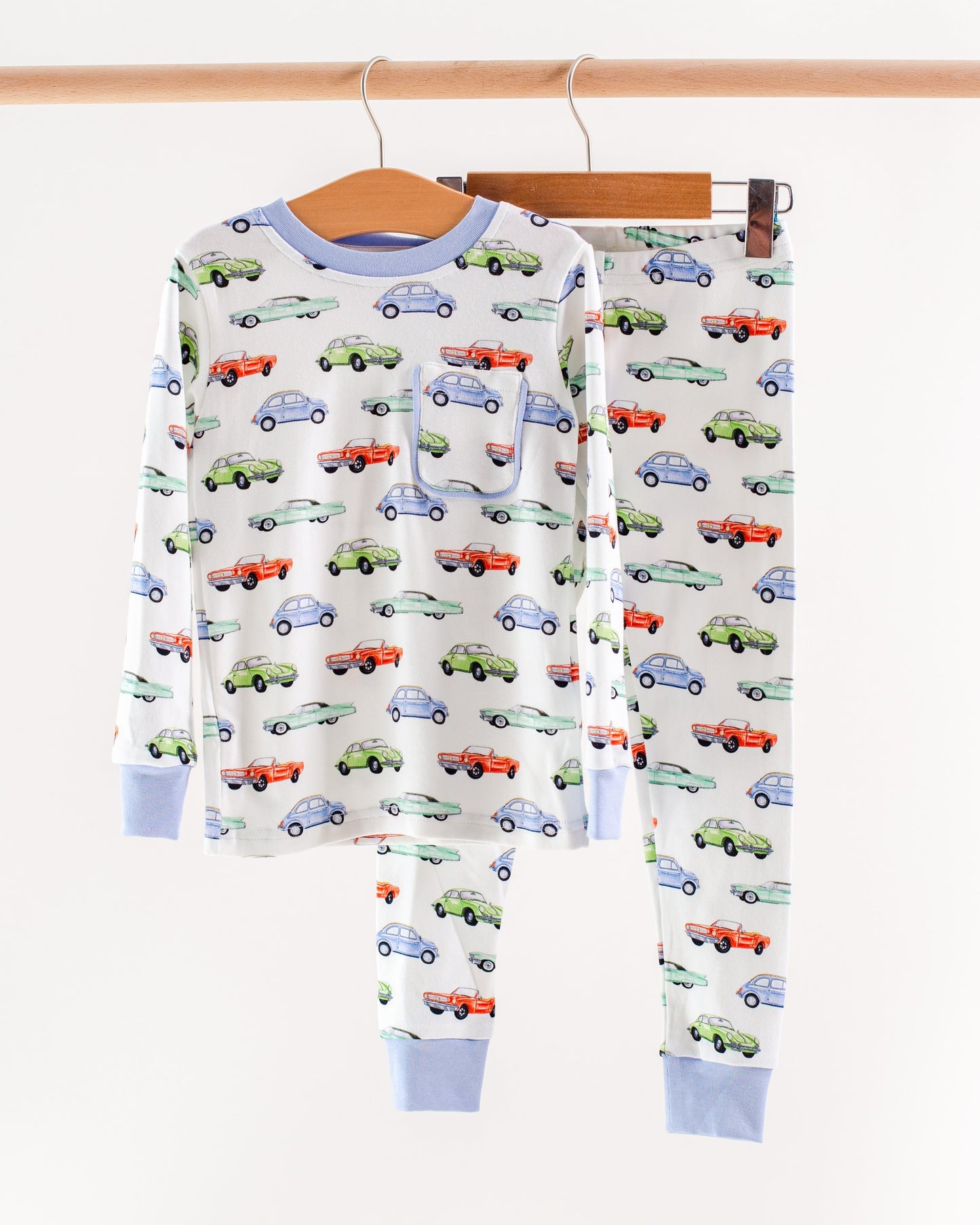 Vintage Road Trip Organic Cotton Kids Pajamas
