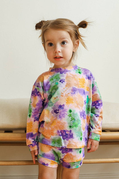 Ink Splat Bamboo Sweatshirt Set