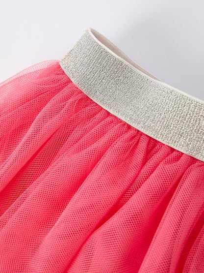 Christmas Candy Cane & Bow Sequin Tutu Skirt for Girls