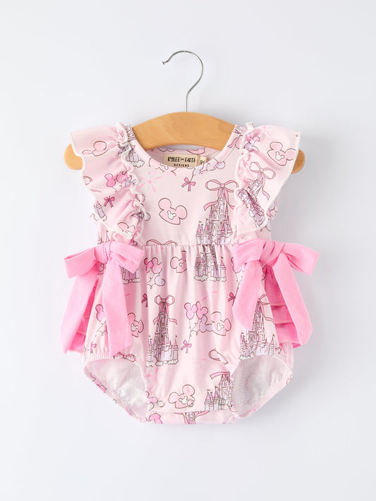 Summer Castle Girls Ruffled Romper