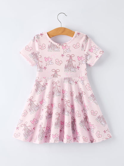 Summer Castle Girls Short Sleeve Dress