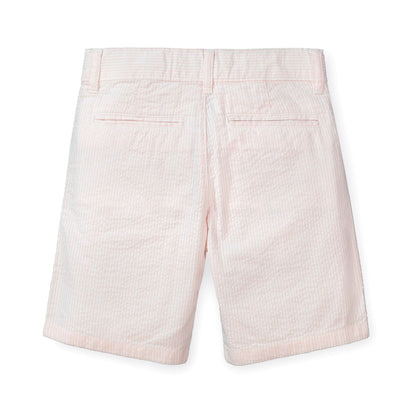 Organic Seersucker Short Classic Pink