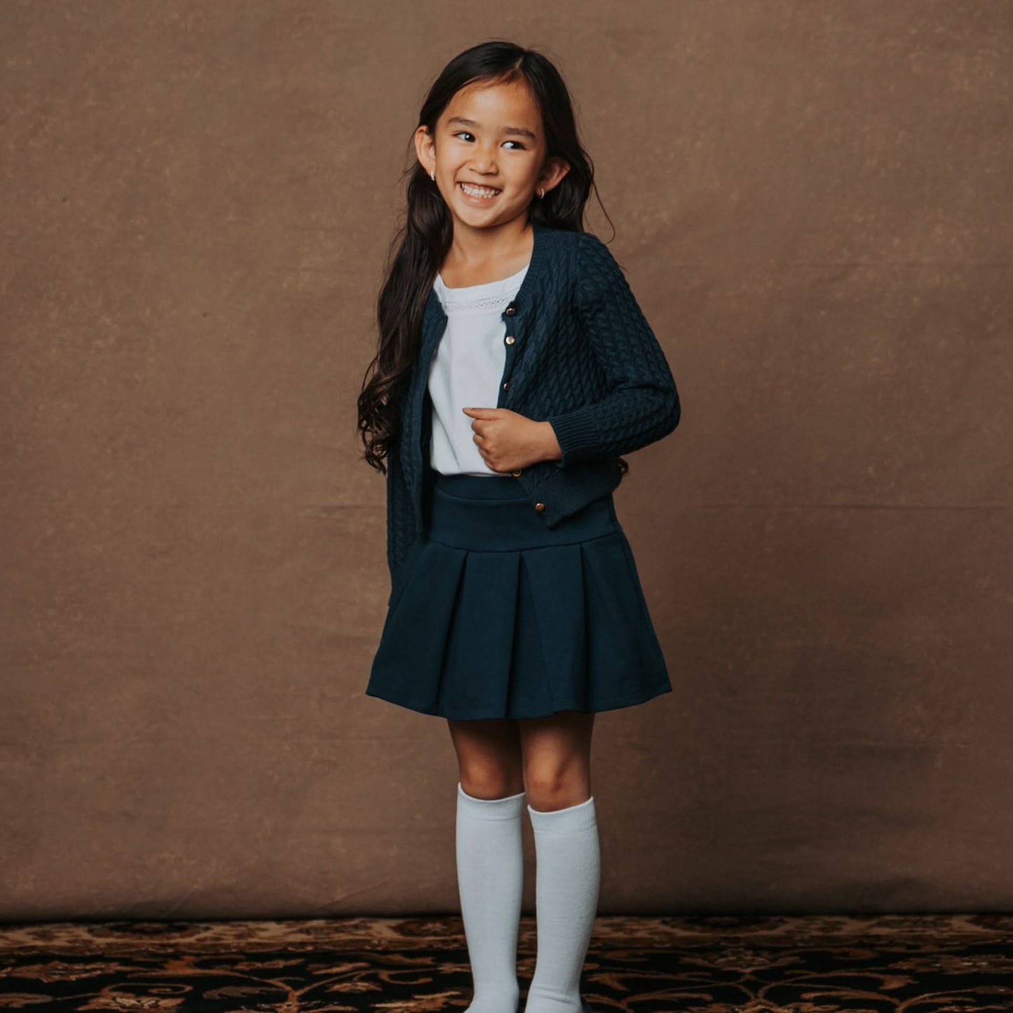 Ponte Drop Waist Skort