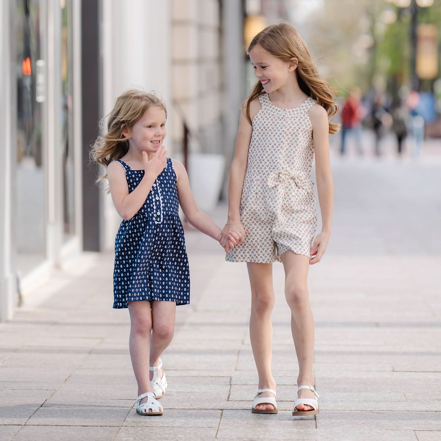 Scallop Trim Button Romper