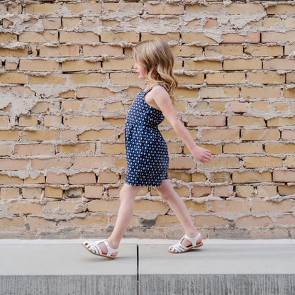 Scallop Trim Button Romper