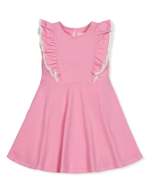Sleeveless Organic Knit Pinafore Dress