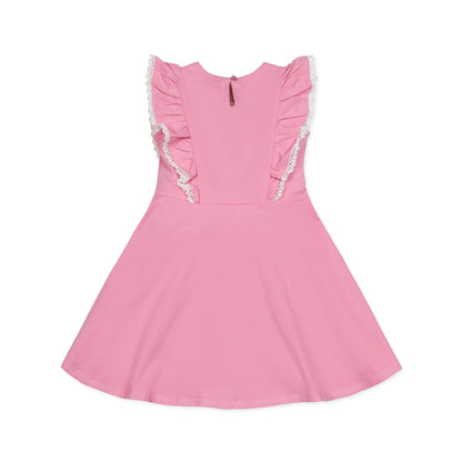 Sleeveless Organic Knit Pinafore Dress