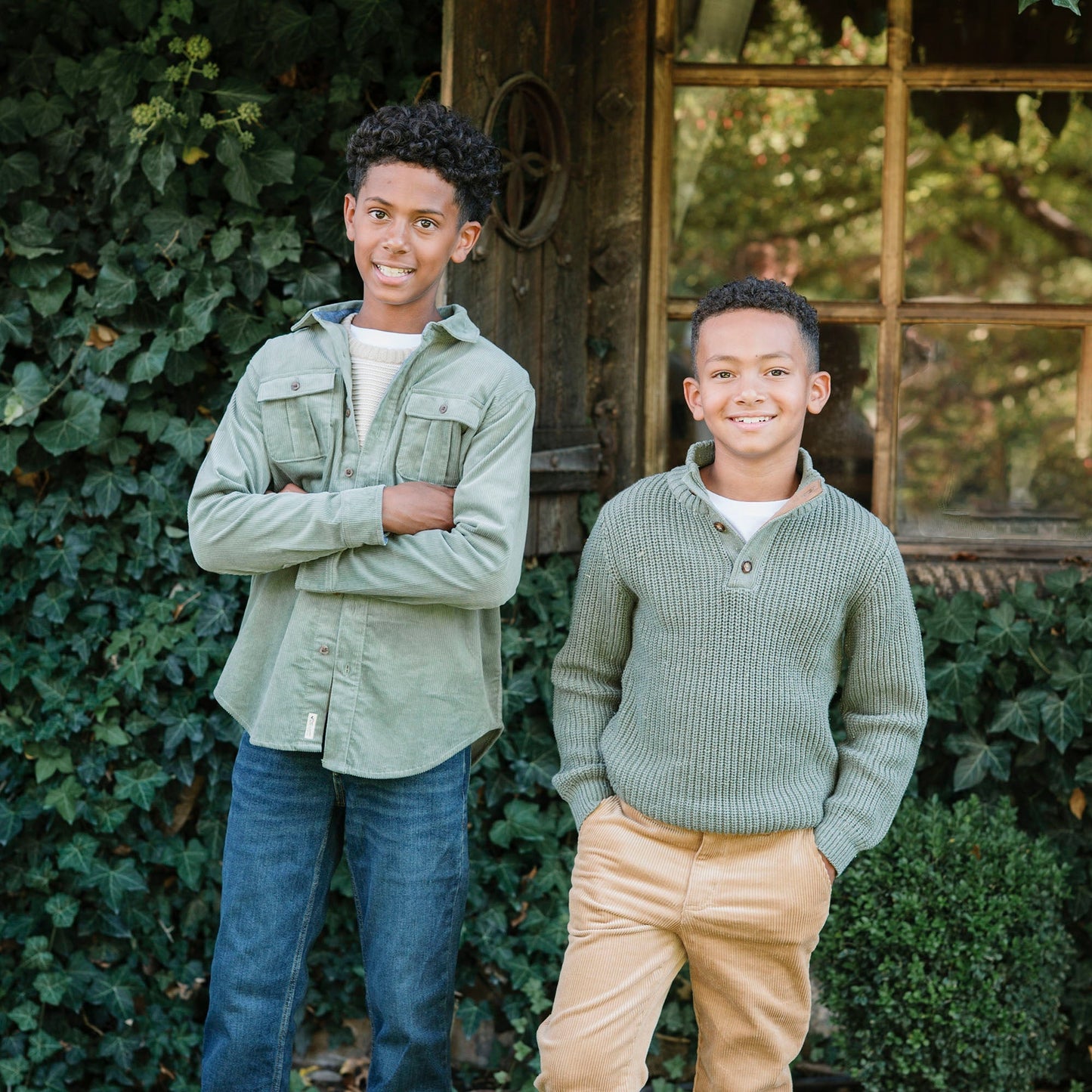 Organic Corduroy Flap Pocket Shirt