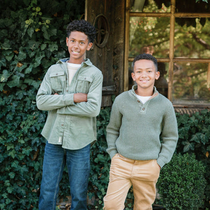 Organic Corduroy Flap Pocket Shirt