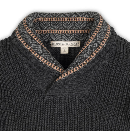Organic Shawl Collar Sweater