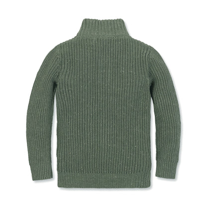 Organic Mock Neck Sweater