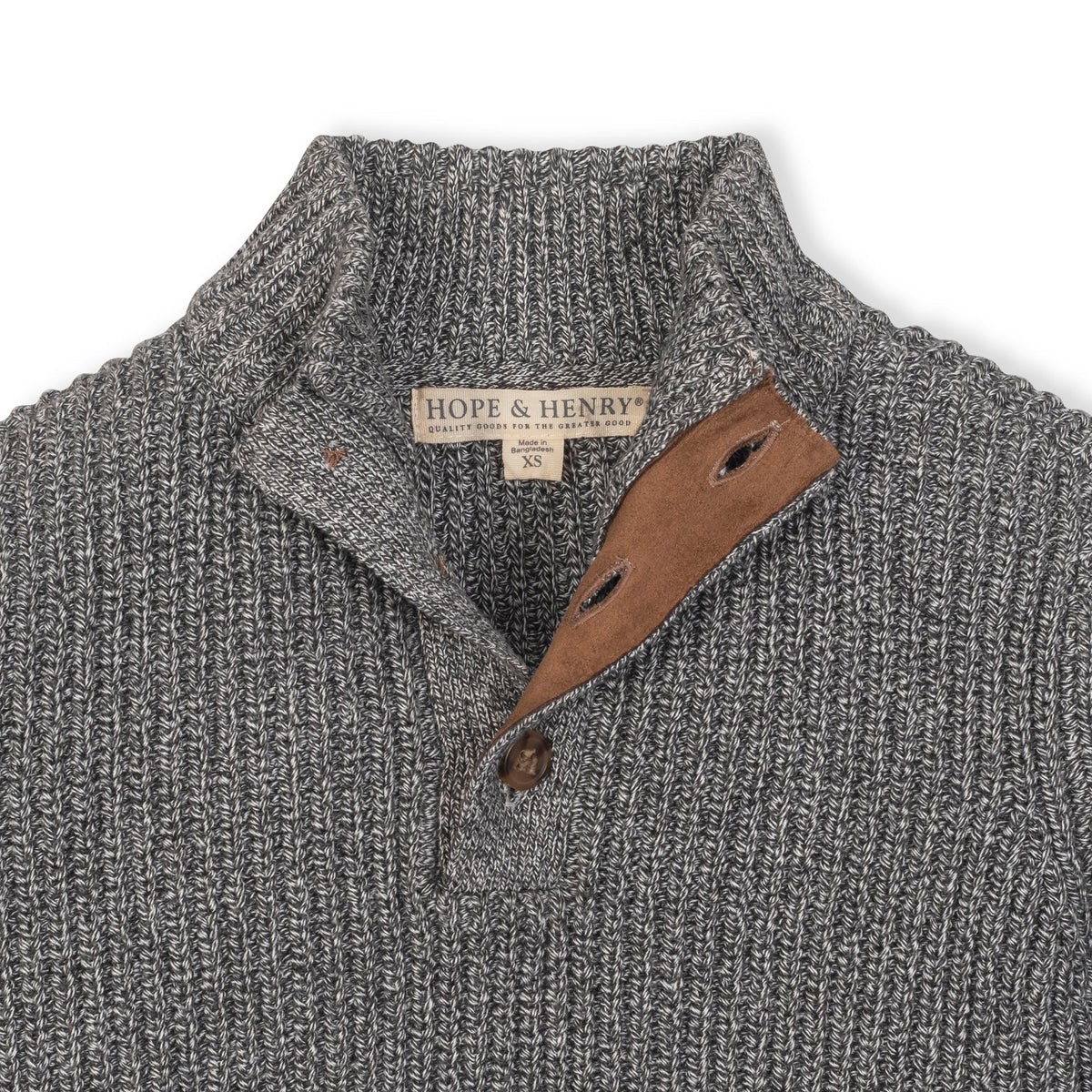 Organic Mock Neck Sweater