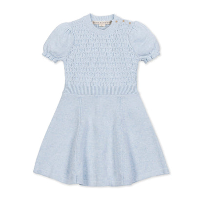 Organic Puff Sleeve Sweater Dress