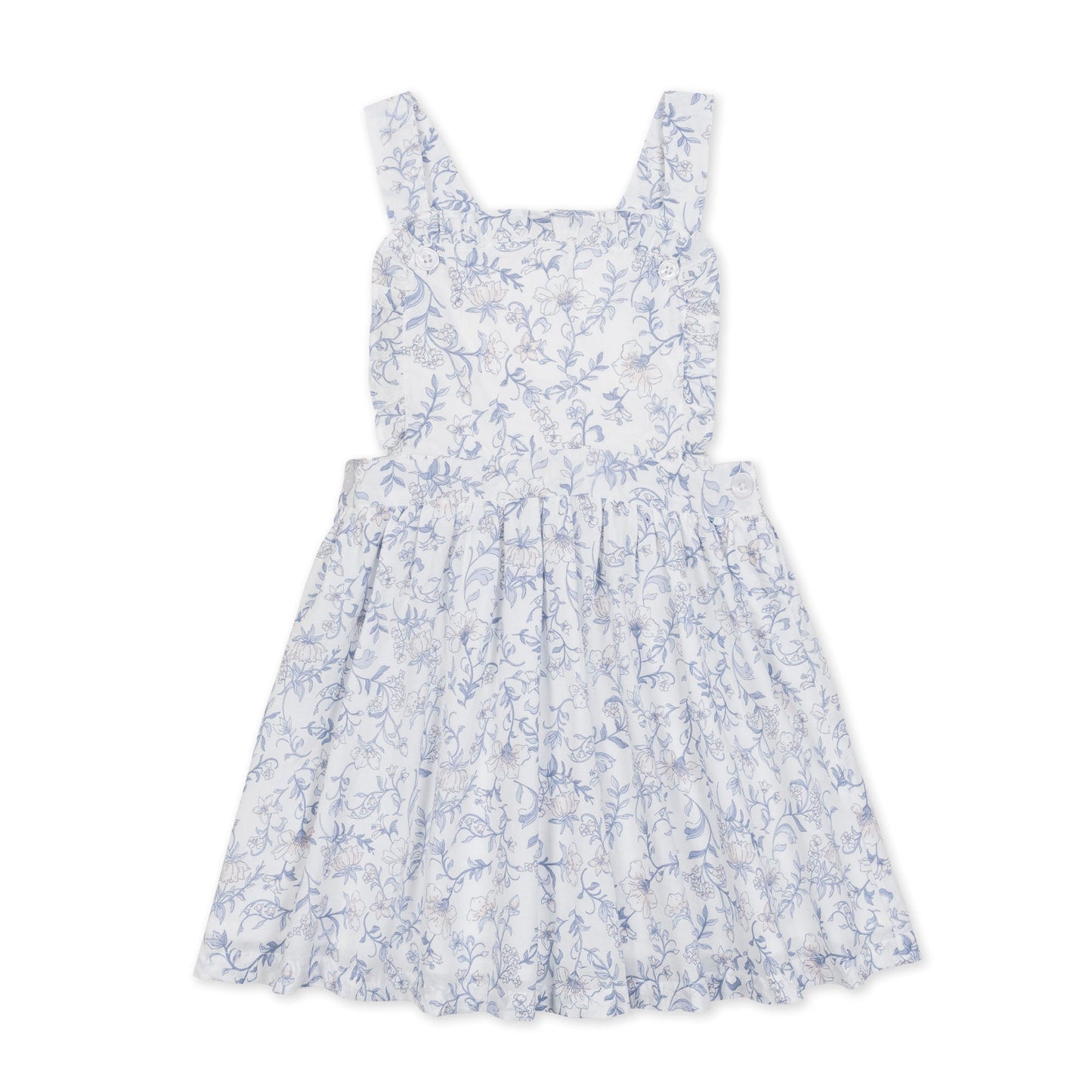 Organic Ruffle Apron Dress