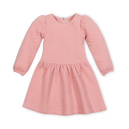 Quilted Drop Waist Dress