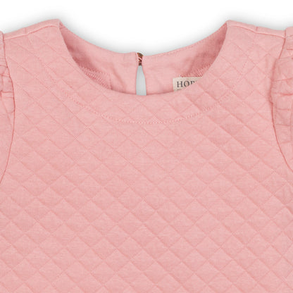 Quilted Drop Waist Dress