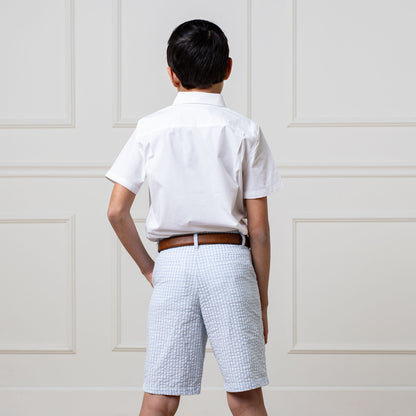 Organic Seersucker Short