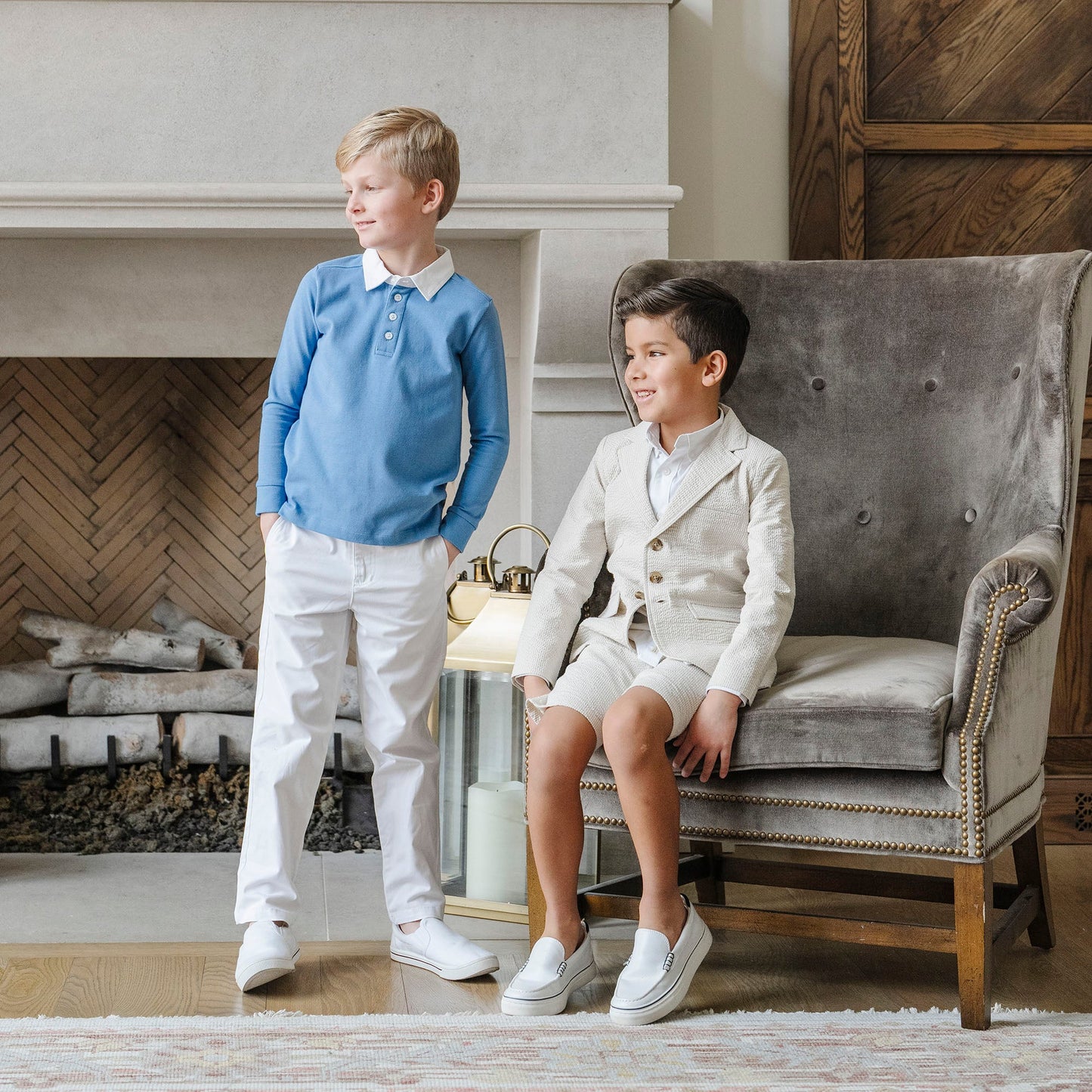 Organic Seersucker Short