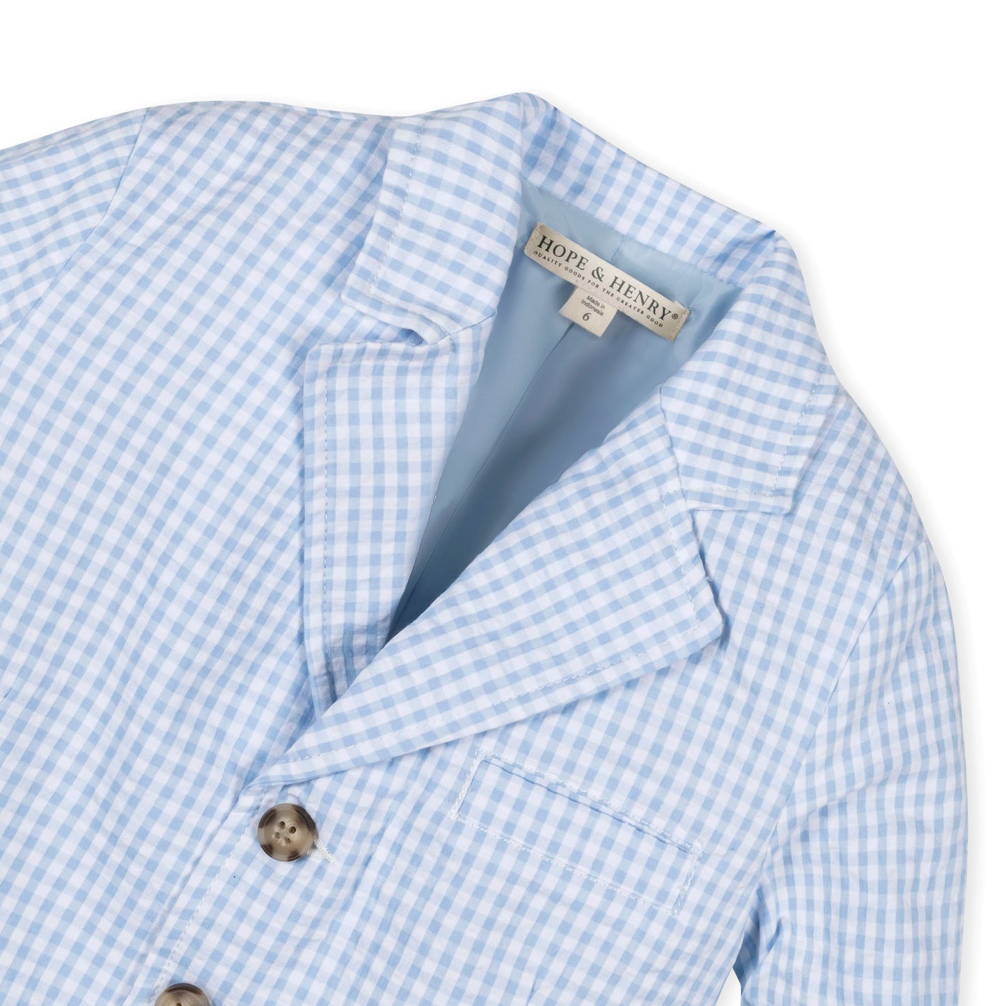 Organic Seersucker Suit Jacket