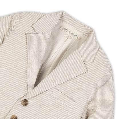 Organic Seersucker Suit Jacket