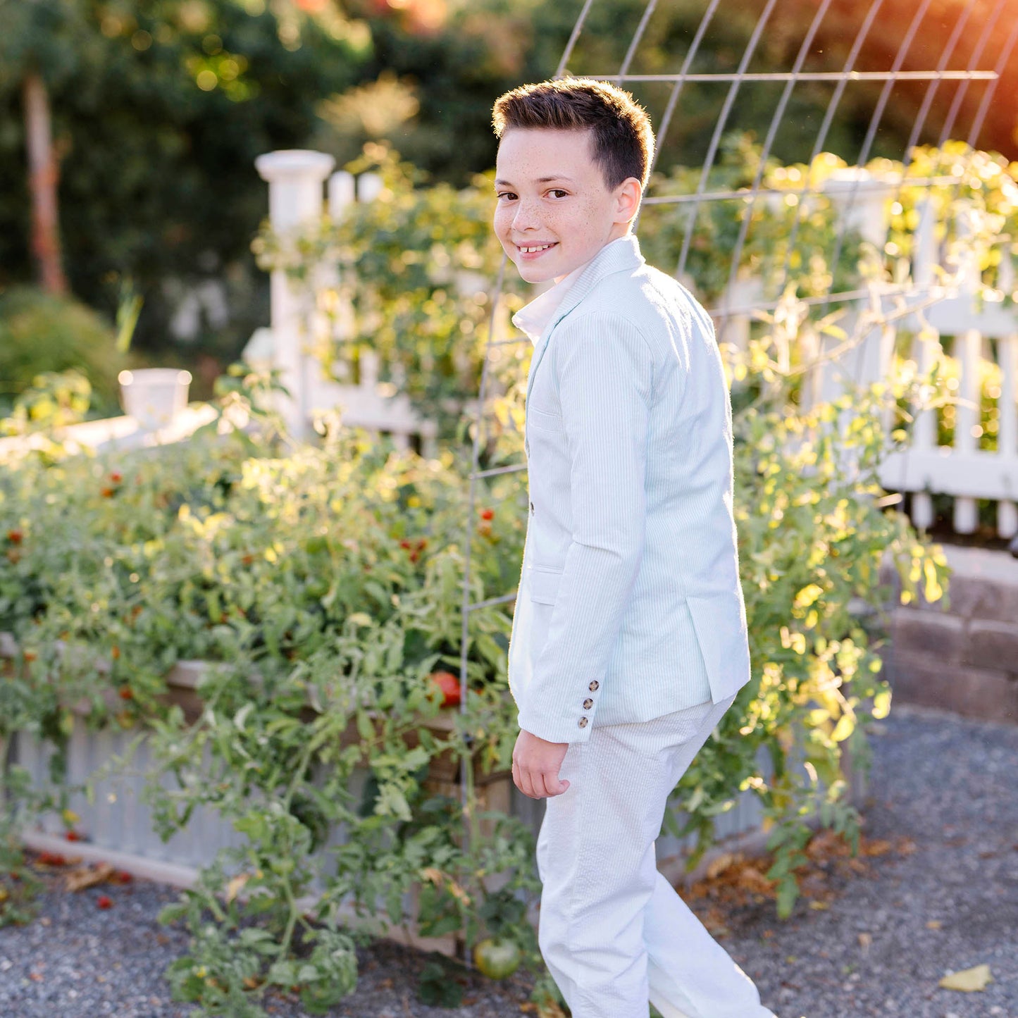 Organic Seersucker Suit Jacket