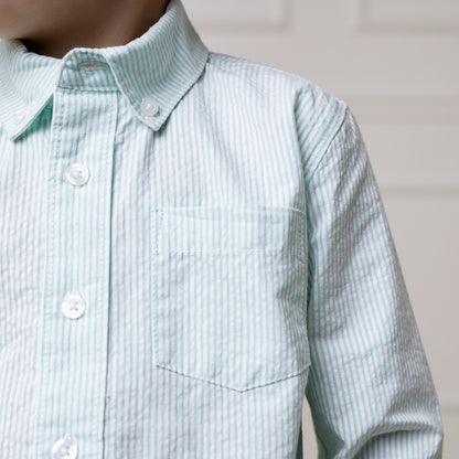 Organic Seersucker Shirt