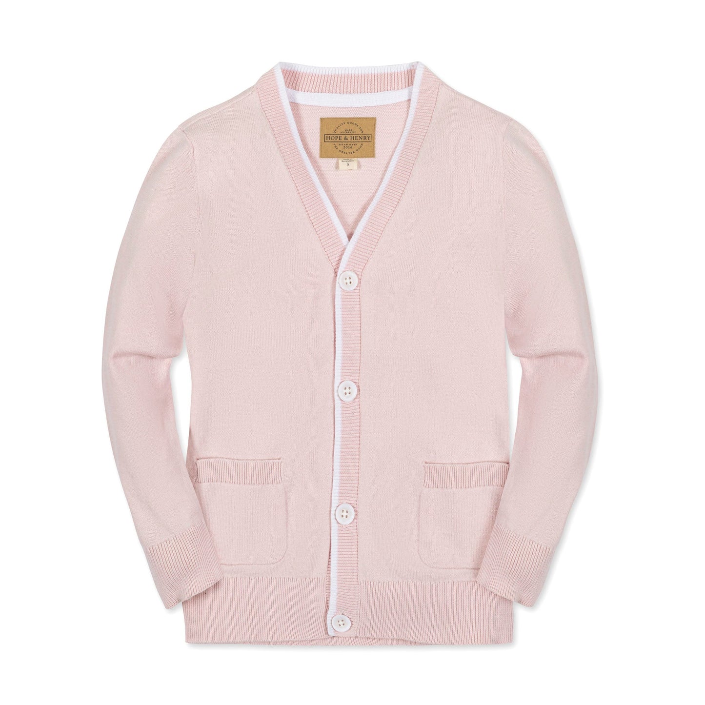 Organic Tipped Cardigan