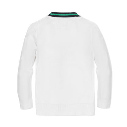 Organic Tipped Cardigan