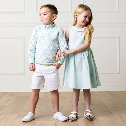 Organic Fine Gauge V-Neck Sweater