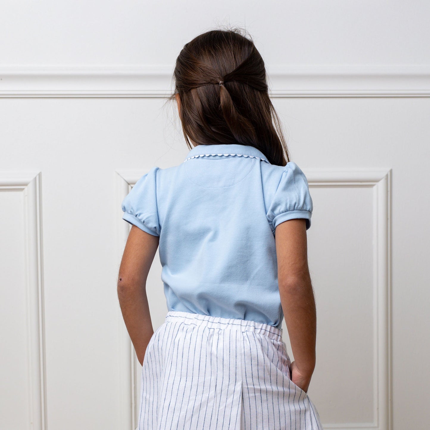 Organic Puff Sleeve Polo