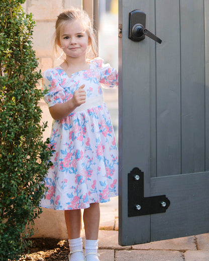 Organic Puff Sleeve Party Dress
