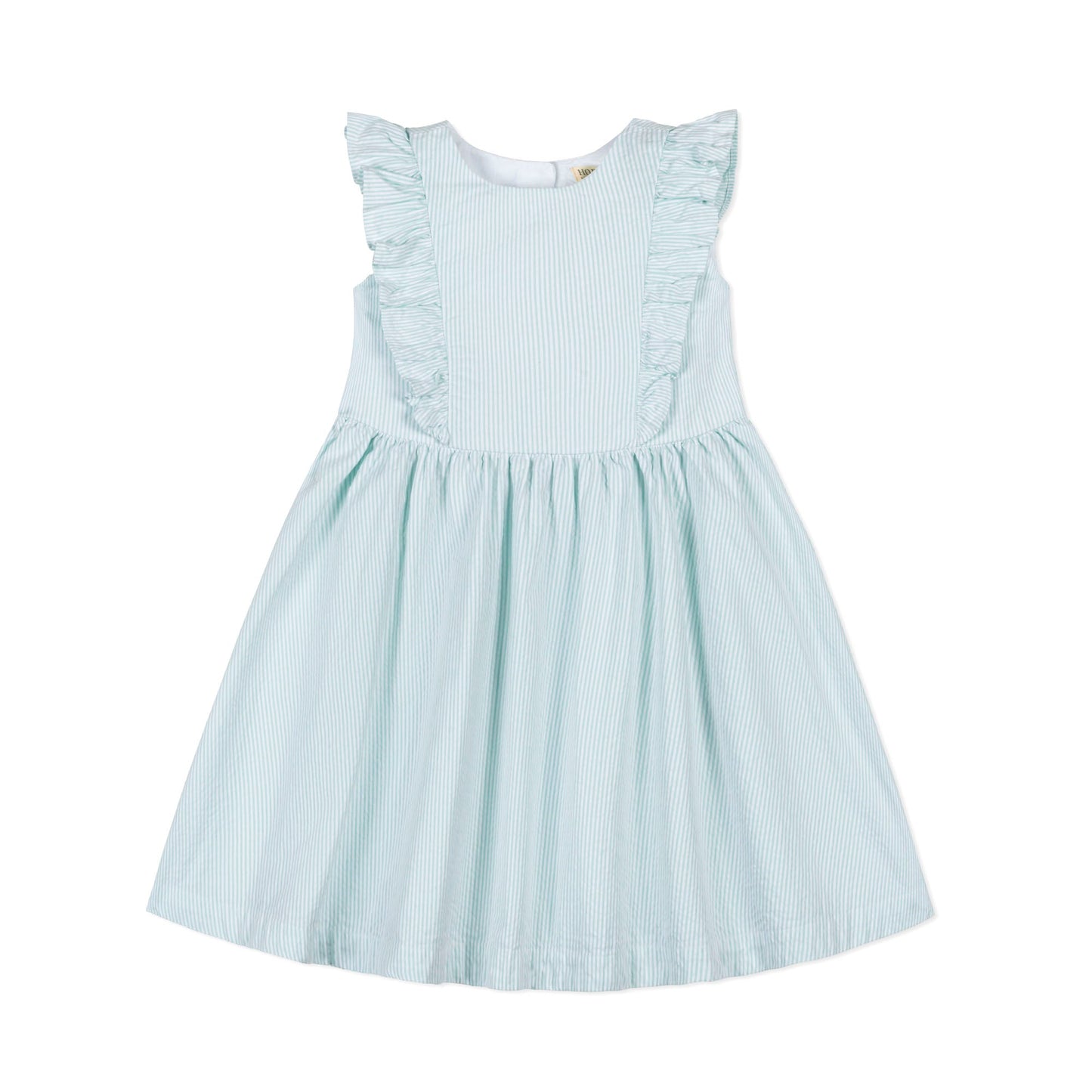 Organic Flutter Sleeve Open Back Dress