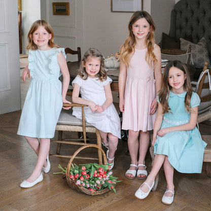 Organic Flutter Sleeve Open Back Dress