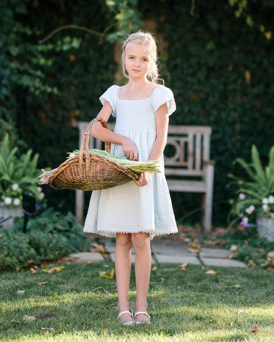 Organic Sateen Flower Girl Dress