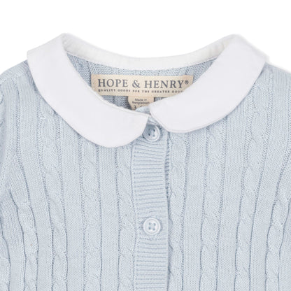 Organic Peter Pan Collar Sweater Romper