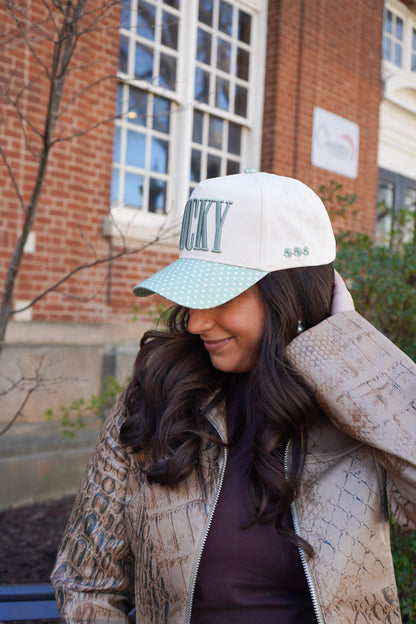 Lucky - Green Polka Dot Trucker Hat