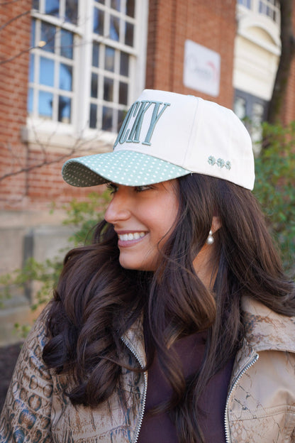 Lucky - Green Polka Dot Trucker Hat