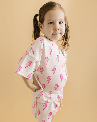 Shorts Set | Pink Bolts