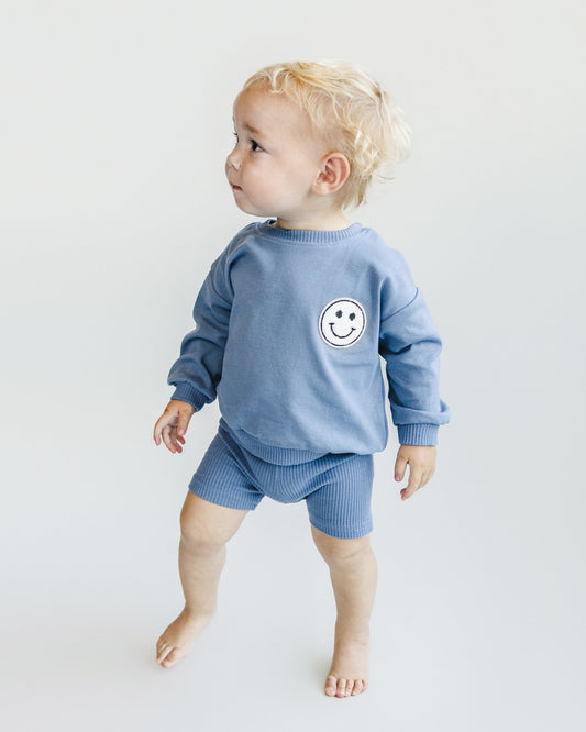 Biker Shorts Set | Blue