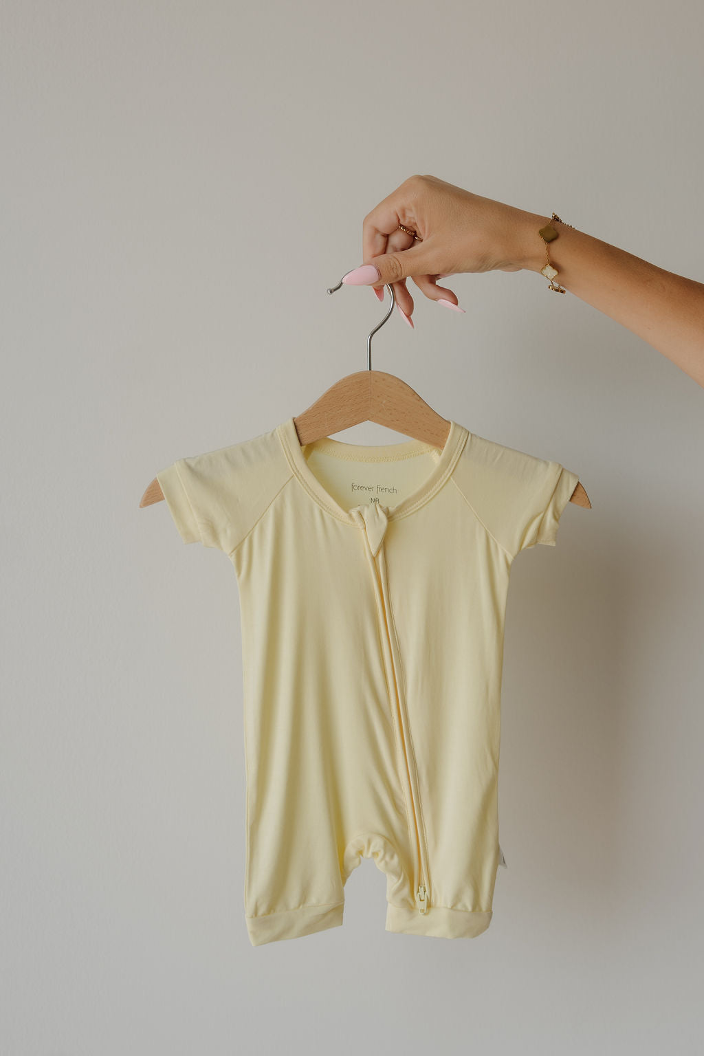 Shortie Bamboo Zip | Sunny