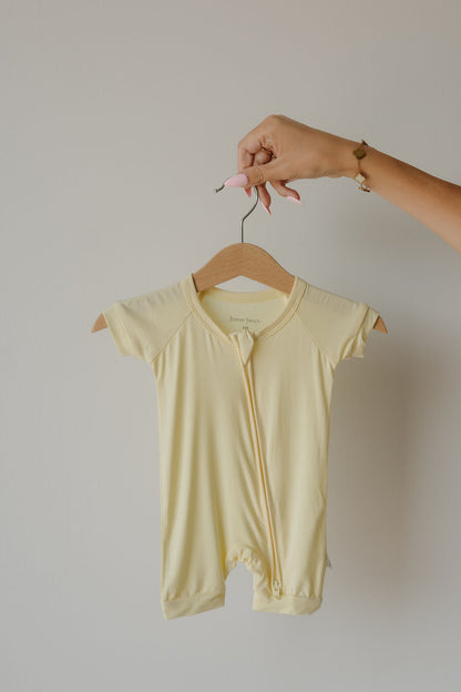 Shortie Bamboo Zip | Sunny